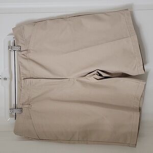Lands' End Size 14P Khaki Shorts, 9" Inseam, Excellent Condition